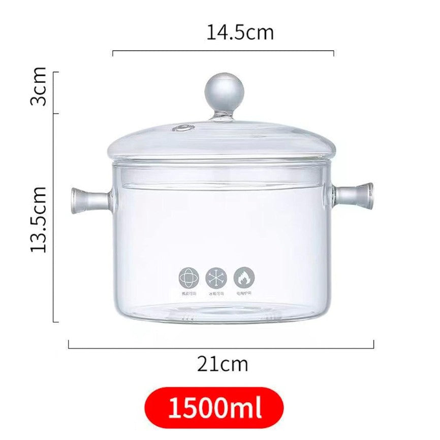 Crystal Cook - Olla Vidrio Templado