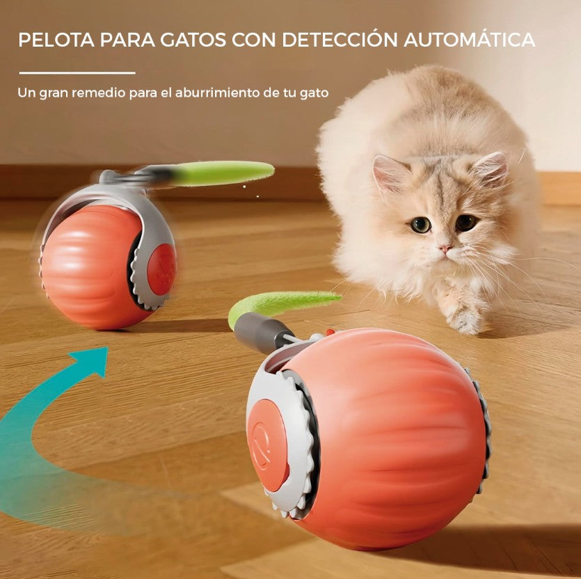 Pelota Inteligente Para Gatos con Detención automática 🐱