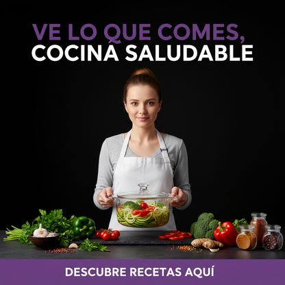 Crystal Cook - Olla Vidrio Templado